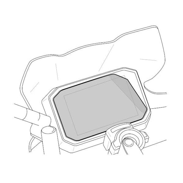 Puig Puig dashboard protector | clear | honda cb750 hornet 2023>2024